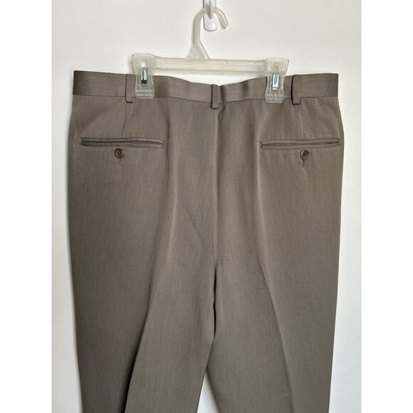 Perry Ellis Portfolio Light Brown Dress Pants 36/34 - Picture 6 of 7